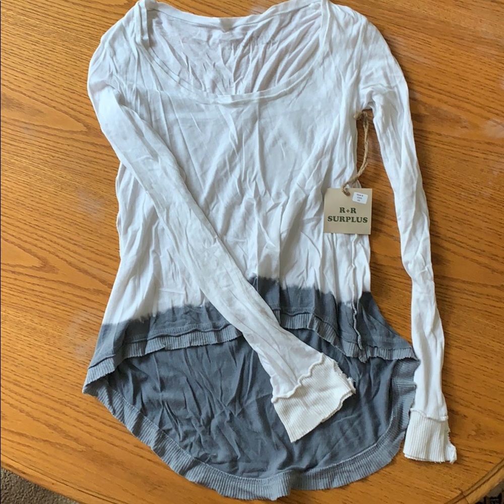 High low long sleeve